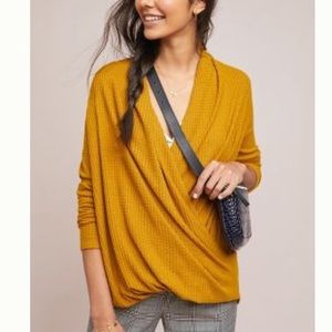 Anthropologie Woodruff Top in Maize